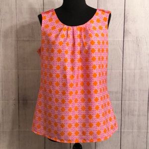 Banana Republic Geometric Sleeveless Top